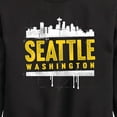 thumbnail image 3 of Instant Message - Seattle, Washington - Toddler & Youth Crewneck Fleece Sweatshirt, 3 of 6