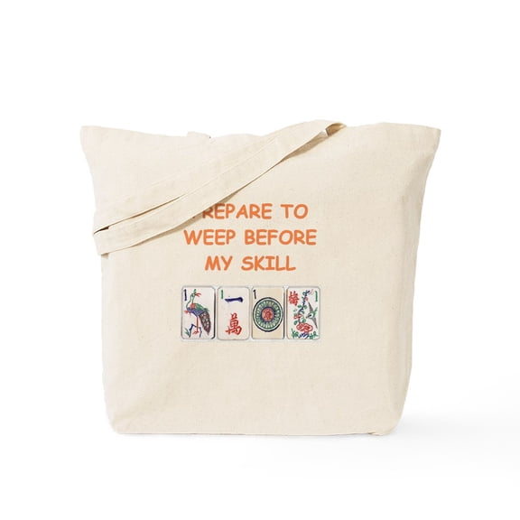 CafePress - Mahjong Tote Bag - Unisex Canvas Tote Bag, Beige, 1-Piece