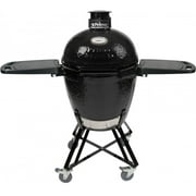 Primo All-In-One Round Ceramic Kamado Grill With Cradle & Side Shelves - PGCRC (2021)