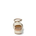 thumbnail image 3 of Time and Tru Women's Ankle Strap Espadrille Sandals, 3 of 5