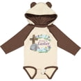 thumbnail image 3 of Inktastic It's My 1st Easter with Cross and Flowers Boys or Girls Long Sleeve Baby Bodysuit, 3 of 5