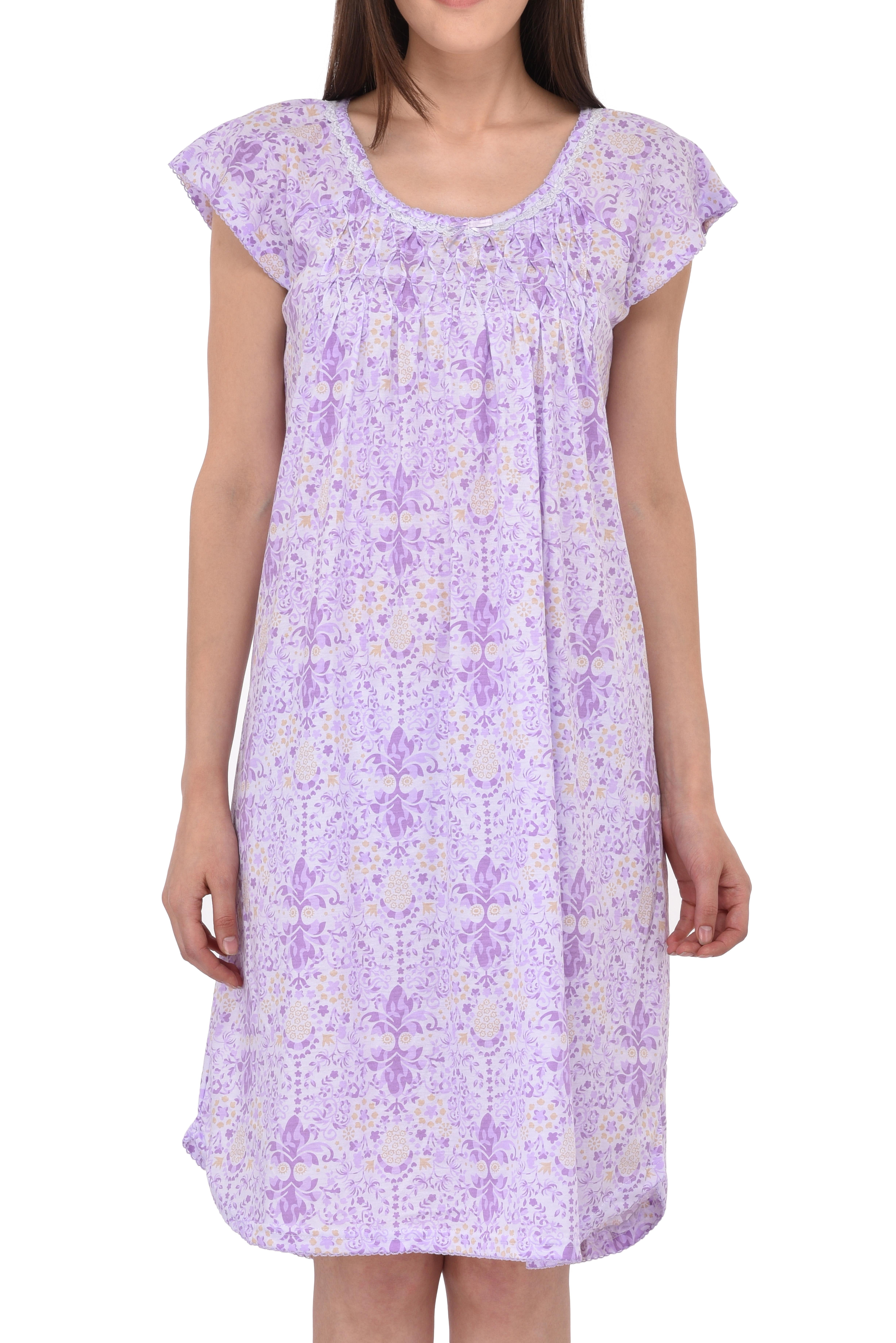 short cotton gown