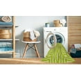 thumbnail image 2 of Ahgly Company Machine Washable Indoor Rectangle Transitional Green Area Rugs, 2' x 3', 2 of 7