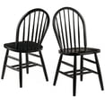 thumbnail image 1 of Chaises Winsome Windsor, 2 pièces, RTA, noir, 1 of 7