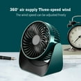 thumbnail image 4 of yeacher Compact USB Rechargeable Mini Desk Fan with 3-Speed Settings, Portable & Quiet for Office, Dorm, and Outdoor Use, Available in Multiple Colors, 4 of 6
