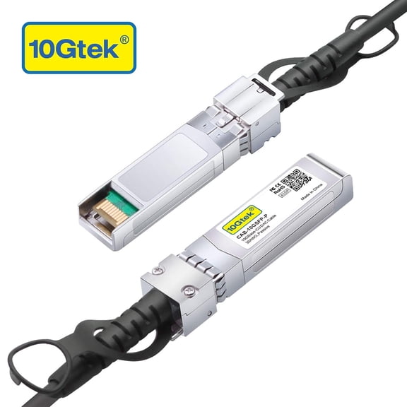 UYGDUY-10G SFP+ DAC Cable - 10GBASE-CU Passive Direct Attach Copper Twinax SFP Cable for Cisco SFP-H10GB-CU0.3M, Meraki MA-CBL-TA-0.3M, Fortinet, Ubiquiti UniFi, D-Link, 0.3-Meter(1ft)