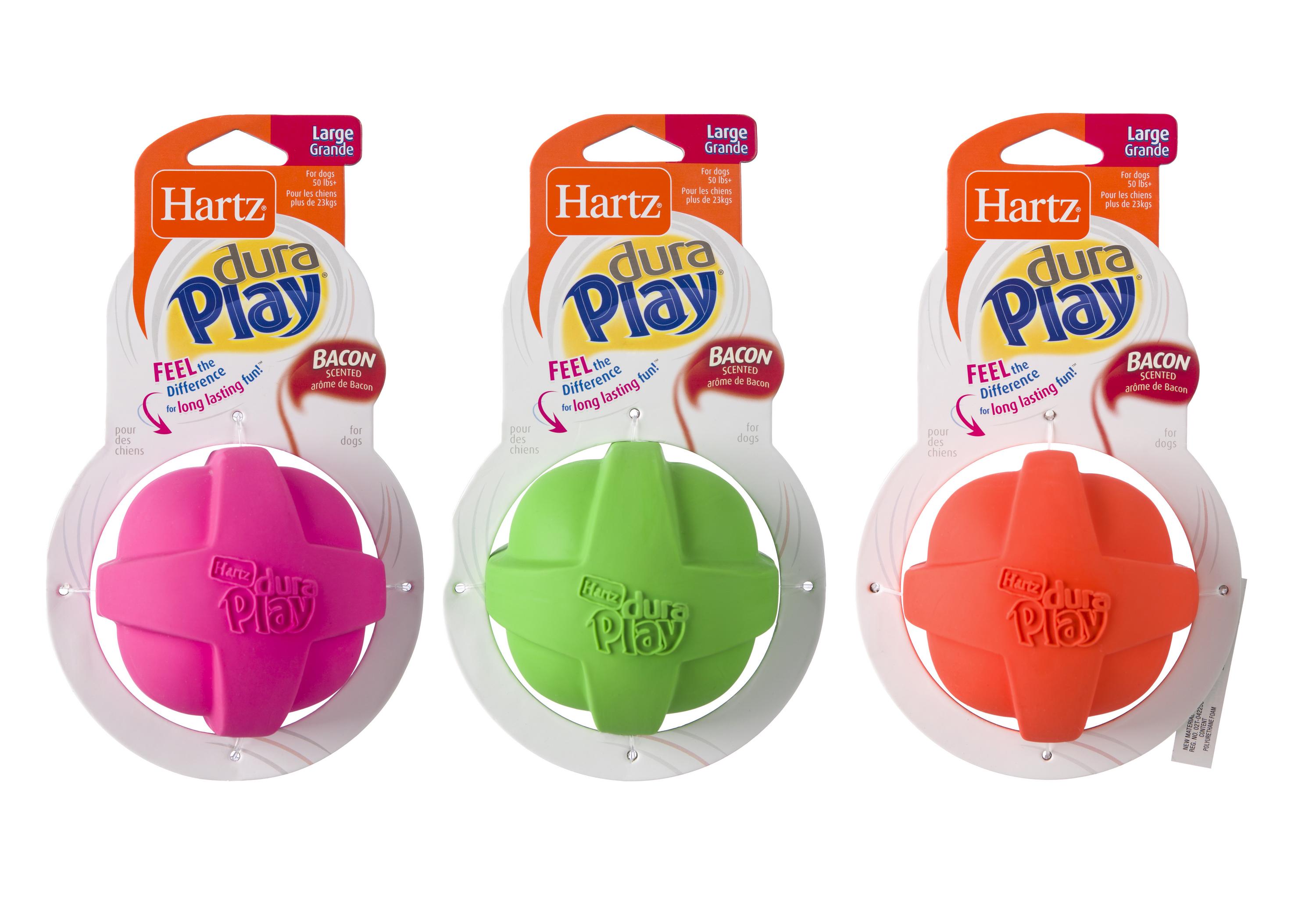 Hartz Dura Play Ball Dog Toy, Large, Color May Vary - image 2 of 5