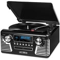 thumbnail image 1 of Tocadiscos Retro Bluetooth Victrola Negro con Centro Multimedia y Altavoces Integrados, 1 of 5