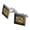 Silver, variant on Mortal Kombat Insert Coin Square Cufflink Set - Silver or Gold