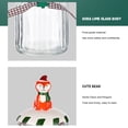 thumbnail image 2 of Christmas Clear Glass Candy Jars Durable and See-through Design for Grain Pasta Dried Fruit Storage - Penguin, 2 of 4