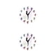 thumbnail image 1 of Toystoory Reloj de pared moderno con cronometraje preciso, elegante reloj con tecla de Piano, construcción duradera, Ballet silencioso 4 ballet 4 2Conjunto, 1 of 6