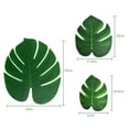 thumbnail image 5 of D-GROEE Artificial Palm Leaves 12pcs Fake Green Leaf,Faux Monstera Leaves Tropical Faux Leaves for Safari Jungle Hawaiian Luau Party Table Decoration Wedding Birthday Theme Party, 5 of 7