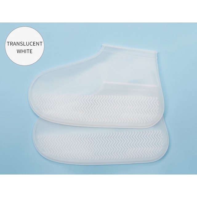 Bottes Imperméables Couvre-Chaussures Matériau Silicone Protecteurs de Chaussures Unisexes Bottes de Pluie pour Intérieur Extérieur Jours de Pluie Réutilisables 03
