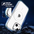 thumbnail image 4 of Magnetic Phone Case for iPhone 14 Plus, Clear Case Non-Yellowing Compatible with Mag Safe Wireless Charging Shockproof Protective Bumper Slim Cover, 4 of 10