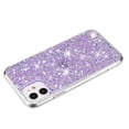 thumbnail image 5 of For iPhone 11 Case,Cute Glitter Bling Twinkle Stardust with Drop Protection Shockproof Soft TPU Slim Flexible Phone Case Girls/Women Protective case for iPhone 11,Anti Scratch,Purple, 5 of 6