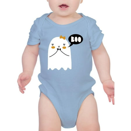 

Boo. Shy Cute Little Ghost Bodysuit Infant -Image by Shutterstock 6 Months