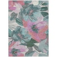 thumbnail image 2 of Addison Rugs Chantille Indoor/Outdoor Transitional Floral Teal Washable Rectangle Rug, 10' x 14', 2 of 6