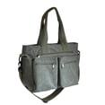 thumbnail image 1 of Guardoinrt Large Capacity Handbag Portable And Versatile Good Gift Item For Any Occasion Striped Womens Bag Military Green, 1 of 6