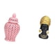 thumbnail image 5 of Jarrón decorativo de cerámica con tapa para jengibre, de , para arreglos florales, para fiestas y como estatua de mujer africana para mesa., 5 of 8