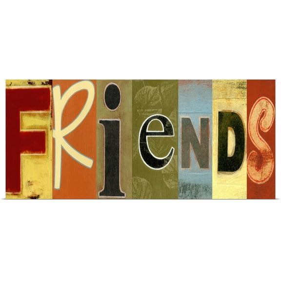 Great BIG Canvas | Rolled Vision Studio Poster Print entitled Friends Panel