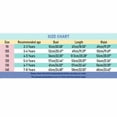 thumbnail image 4 of CAIXIA Girls One Piece Swimsuits Half-Zip Rash Guard Long Sleeve Bathing Suit, 4 of 8