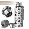 thumbnail image 2 of 20 Oz Grey Dog Paw Footprint Coffee Tumbler Double Wall Insulated Stainless Steel Water Bottle | Metal Reusable Thermoses Flask with Cup Cap | Leak & Sweat Proof with Anti-Dust Lid, 2 of 7