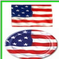 thumbnail image 2 of Celebrate Freedom Party Set: 9-Inch Paper Plates and Napkins for 16 Guests, Featuring Bold Stars and Stripes Design for Memorable Patriotic Gatherings and Events., 2 of 2