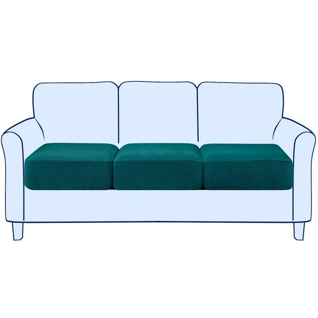 Subrtex Housse de Coussin Extensible Douce Texturée pour Canapé d'Angle