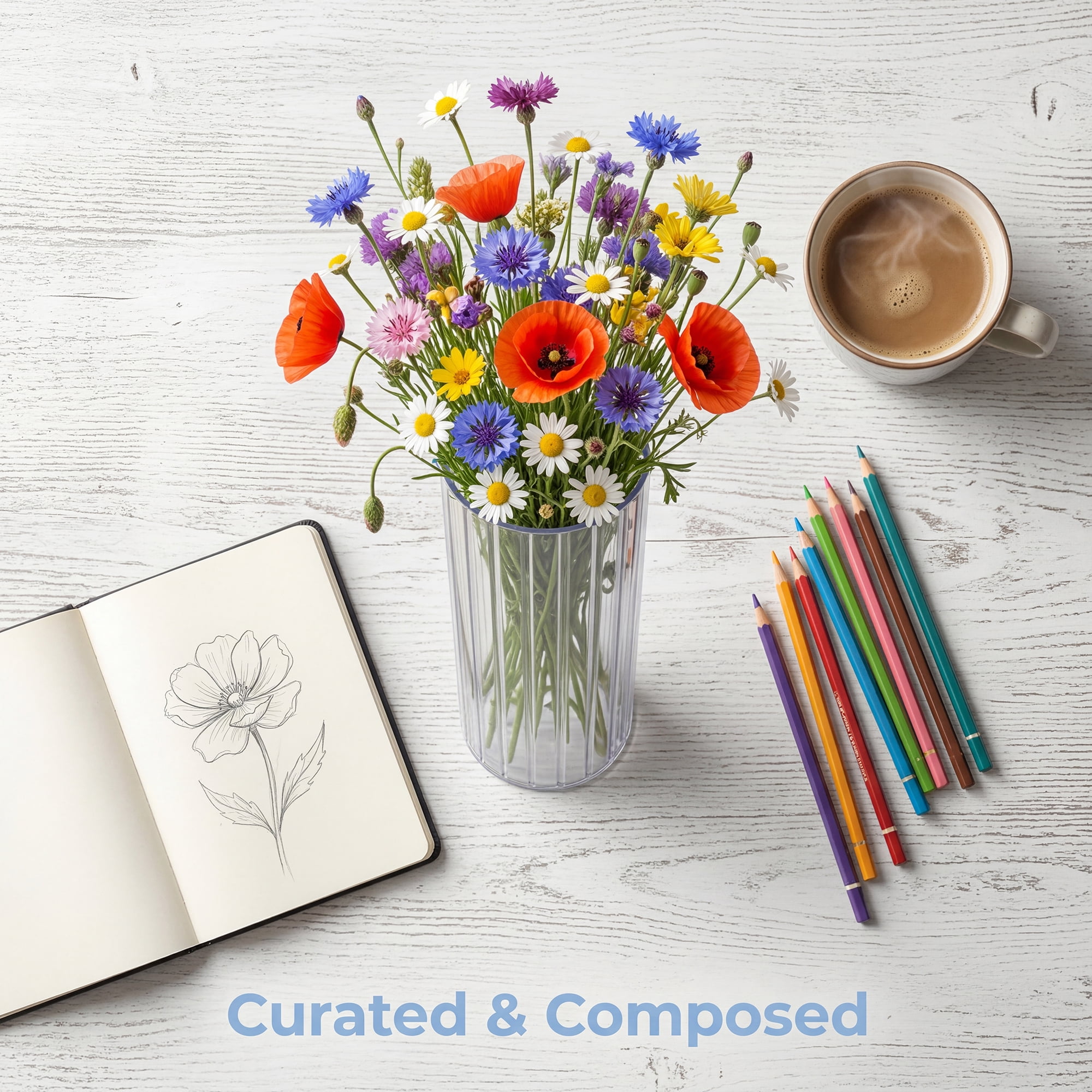 Unique Bargains Acrylic Cylinder ase Clear Tall Plastic Vase Clear 3.9"L x 3.9"L x 11.8"H