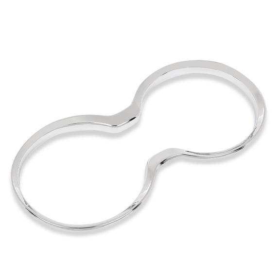Chrome Cup Holder Trim Cover Frame Decorative Interior Accessories fit for Jeep Grand Cherokee 2011-2021