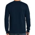 thumbnail image 2 of Hunting with dog Graphic Design Men's Big Size Ultra Cotton Long Sleeve T-Shirt - Navy XL, 2 of 2