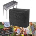 thumbnail image 4 of Waterproof BBQ Cover, Dustproof, Anti-, Windproof, for Barbecue, Garden, Terrace, 80 x 66 x 100 cm, Black, 4 of 5