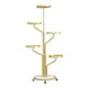 thumbnail image 4 of Soporte para plantas con ruedas, estante para plantas de Metal único móvil, estante de exhibición para plantas, soportes de flores de varios niveles Dorado, 4 of 8
