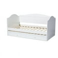 thumbnail image 3 of Baxton Studio Neves White Wood Twin Size Daybed with Trundle, 3 of 12
