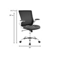 thumbnail image 5 of Serta Works Creativity Jet Black Mesh Office Chair with Chrome Base, 5 of 5
