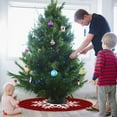 thumbnail image 5 of VANLOFE Christmas Tree Skirts Christmas Ornaments Christmas Tree Skirt Printed Tree Skirt Home Christmas Tree Decoration, 5 of 8