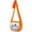 Orange, variant on Clear Crossbody Bag, Stadium Approved Clear Purse Bag with Adjustable Strap, Suitable for Concerts Sports Events Festivals - Orange