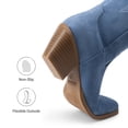 thumbnail image 4 of DREAM PAIRS Women's Knee High Cowboy Boots Classic Embroidered Western Boots with Pointed Toe Flexible Non-Slip Chunky Heel Boots, 4 of 6