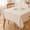 Beige-84" x 60" (Rectangular), variant on 70x70 Inch Square Tablecloth Beige Fall Outdoor Picnic Table Cover
