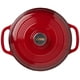 thumbnail image 3 of Dutch Oven Lodge, 6 cuartos de galón, hierro fundido esmaltado, color rojo especiado, 3 of 9