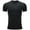 Black, variant on Workout Shirts for Men Compression Shirts Short Sleeve Base Layer Athletic Undershirt Gear T Shirt Black