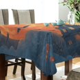 thumbnail image 5 of DEIARA Air Castle Square Tablecloth 60×90in Polyester Fabric Tablecloth Washable Dust Resistant Wrinkle Resistant, 5 of 9