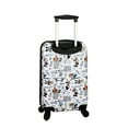 thumbnail image 3 of Disney Mickey Mouse and Minnie Mouse 20 White Carry-On Luggage with Rolling Wheels, 3 of 6