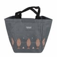 thumbnail image 1 of Bolsa de almuerzo Ticfox Tela Oxford impermeable con aislamiento gran capacidad gris oscuro, 1 of 8