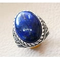 thumbnail image 6 of Lapis Lazuli Mens Ring, Natural Afghani Lapis Lazuli, Silver Jewelry, 925 Silver Ring, Birthday Gift, Heavy Mens Ring, Arabic Design, Ottoman Style Ring, Christmas, Turkey Mens Signet Ring, 6 of 6