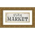 thumbnail image 1 of Sommers, Mindy 18x9 Gold Ornate Wood Framed with Double Matting Museum Art Print Titled - Flea Market, 1 of 4