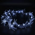 thumbnail image 5 of 21ft 30 LED Dragonfly Solar Powered String Lights, Outdoor Solar Fairy Lights Waterproof Decoration Light for Home, Garden, Patio, Christmas Tree, Flower, Lawn, Festival, 5 of 9
