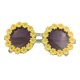 thumbnail image 4 of Gafas de sol de flores Gafas de flores novedosas Decoración retro Regalos de cumpleaños Gafas de gafas florales novedosas para bebés Fiesta de Amarillo Yinane anteojos lindos, 4 of 8