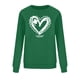 thumbnail image 2 of TaTaai Women’s Casual Round Neck St. Patrick Print Long Sleeve Blouse Loose Fit Graphic Sweatshirt Soft Polyester Pullover Holiday Party Wear Gift, 2 of 6
