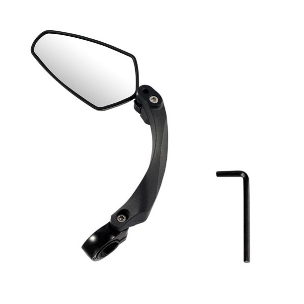 GOOHOCHY 1pc Bike Use el espejo de la bicicleta giratoria giratoria de 360 grados Retrovisor Retrovisor Retrovisor (izquierda)